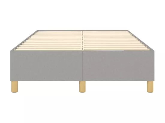 Sommier à lattes de lit Gris clair 120x200 cm Tissu