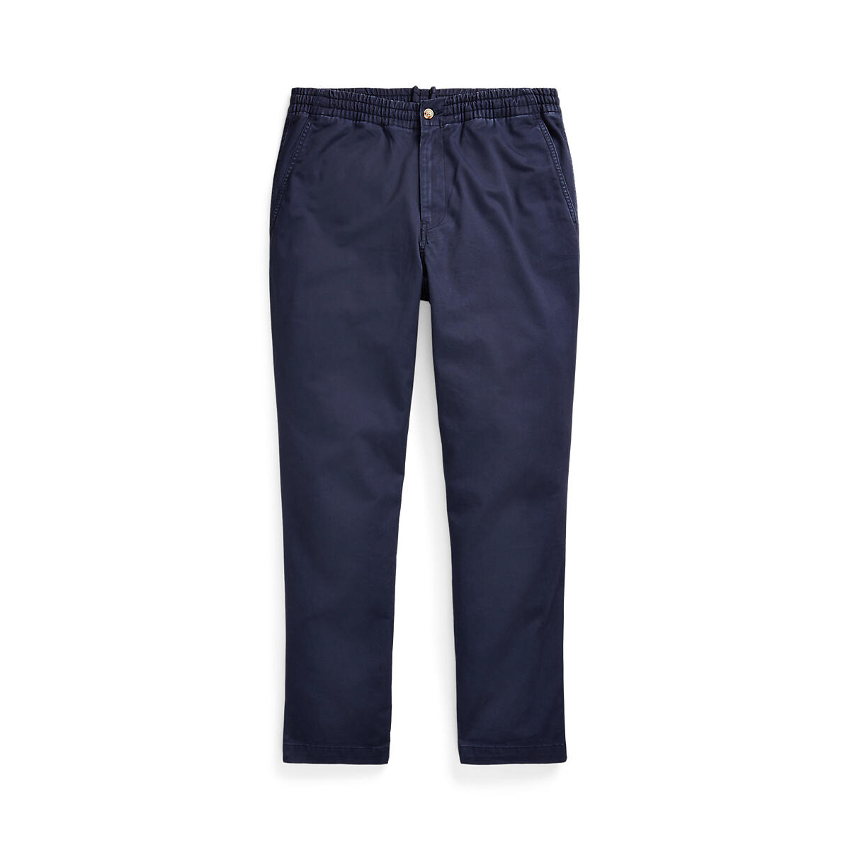 POLO RALPH LAUREN<br>Calça reta em algodão elástico estilo preppy
