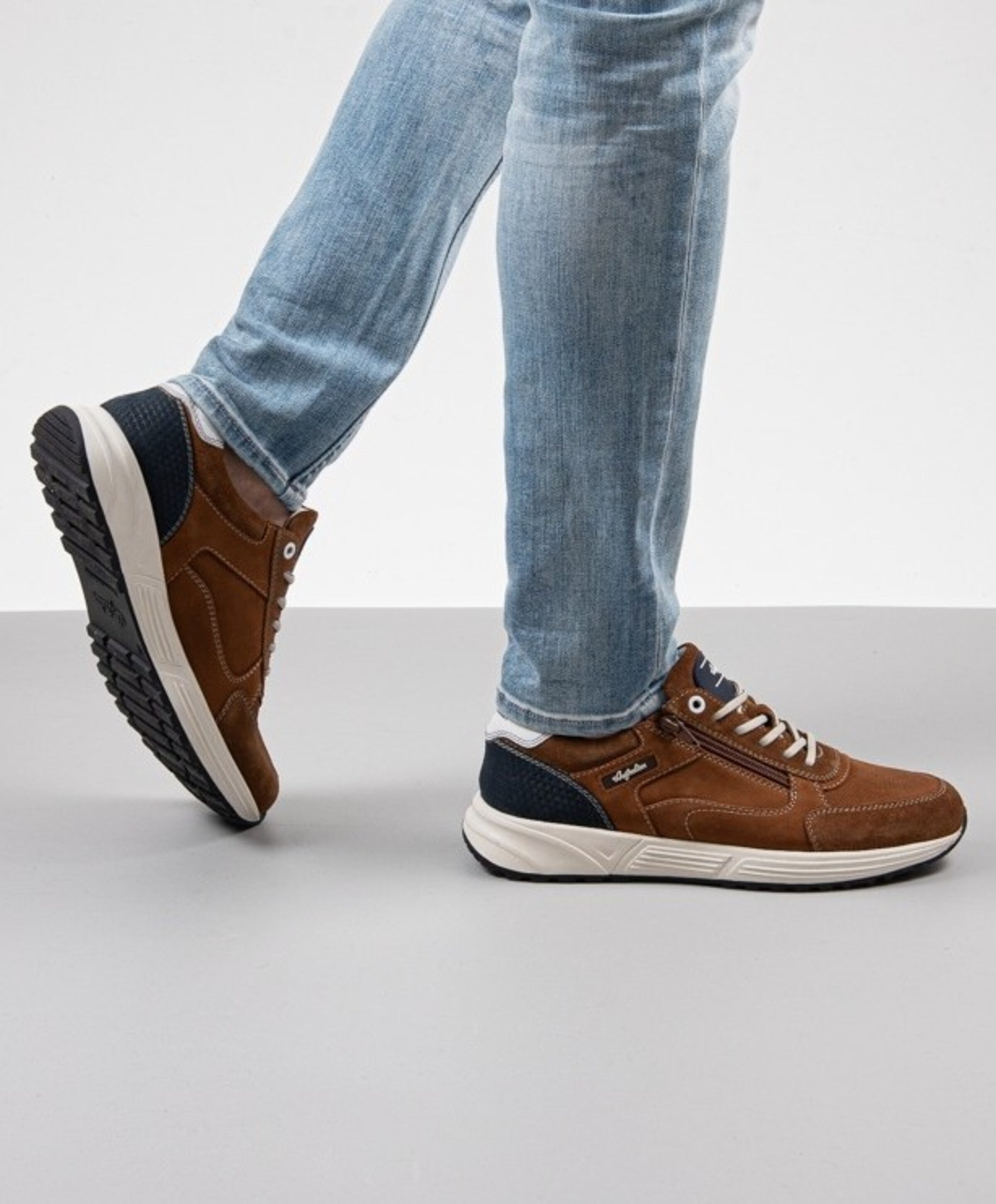 Australian Discover heren sneakers bruin