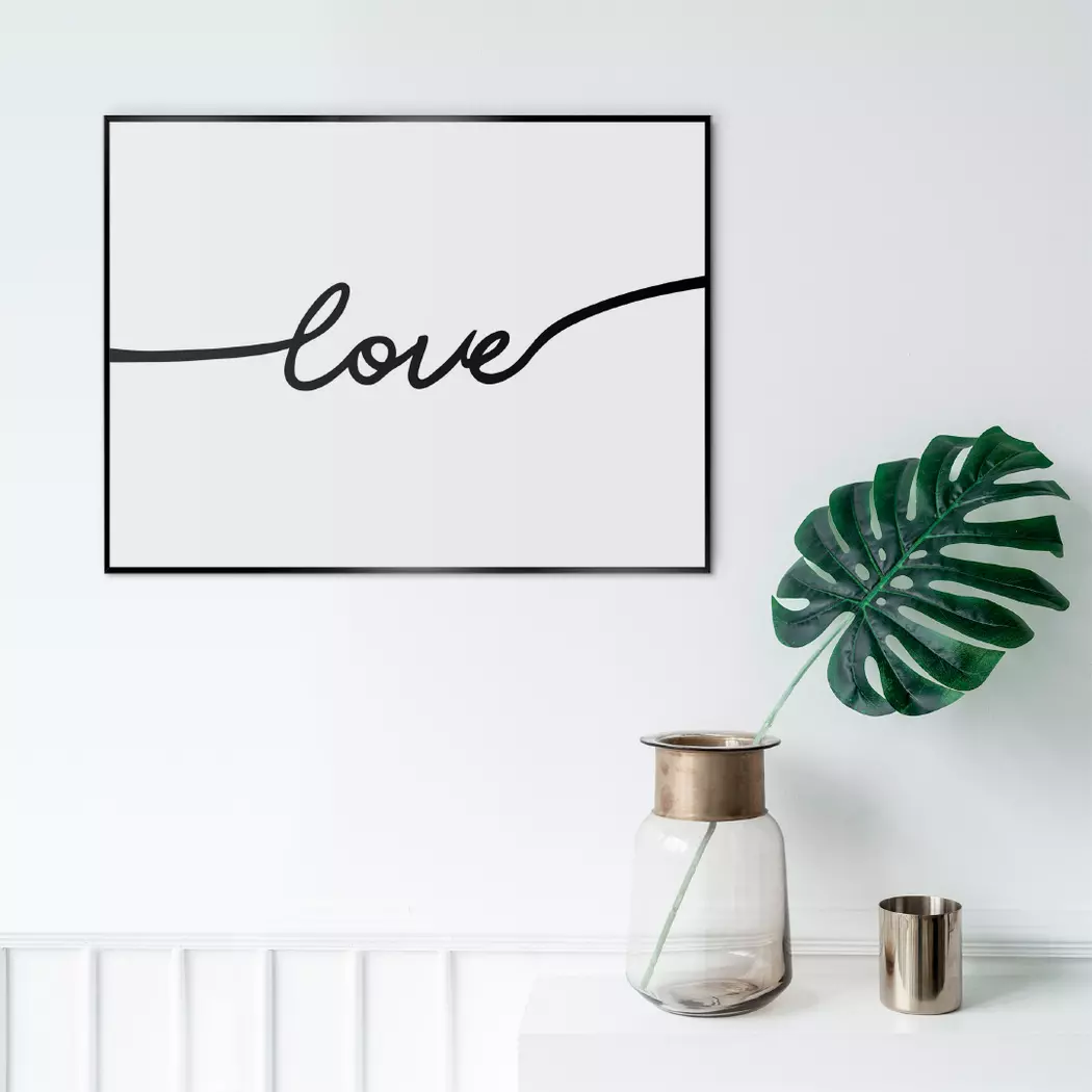 Wandbild 30 x 40 cm Love