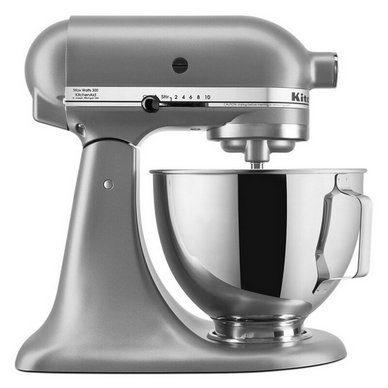 Batedeira KitchenAid de 10 velocidades e 4,5 litros.