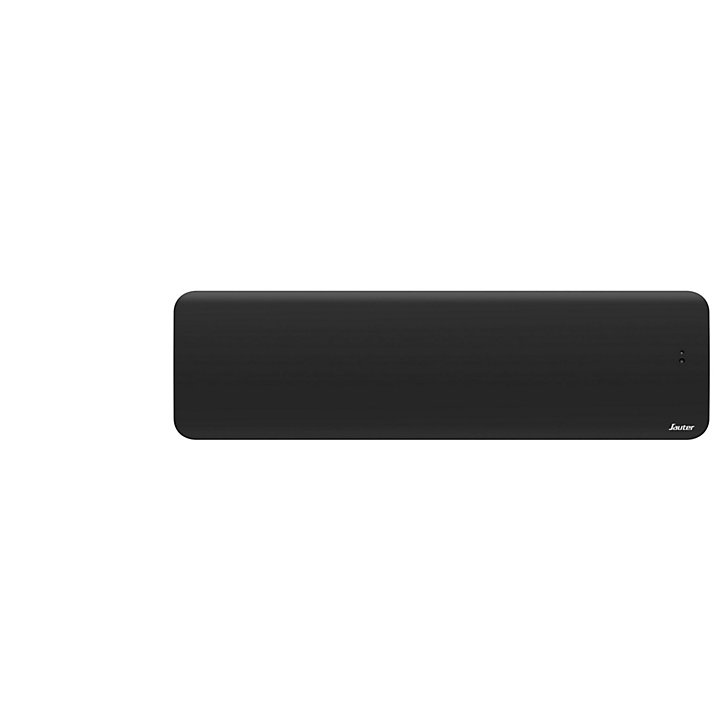 Radiateur électrique double coeur de chauffe lumineux Sauter Hekla anthracite 1000W Plinthe