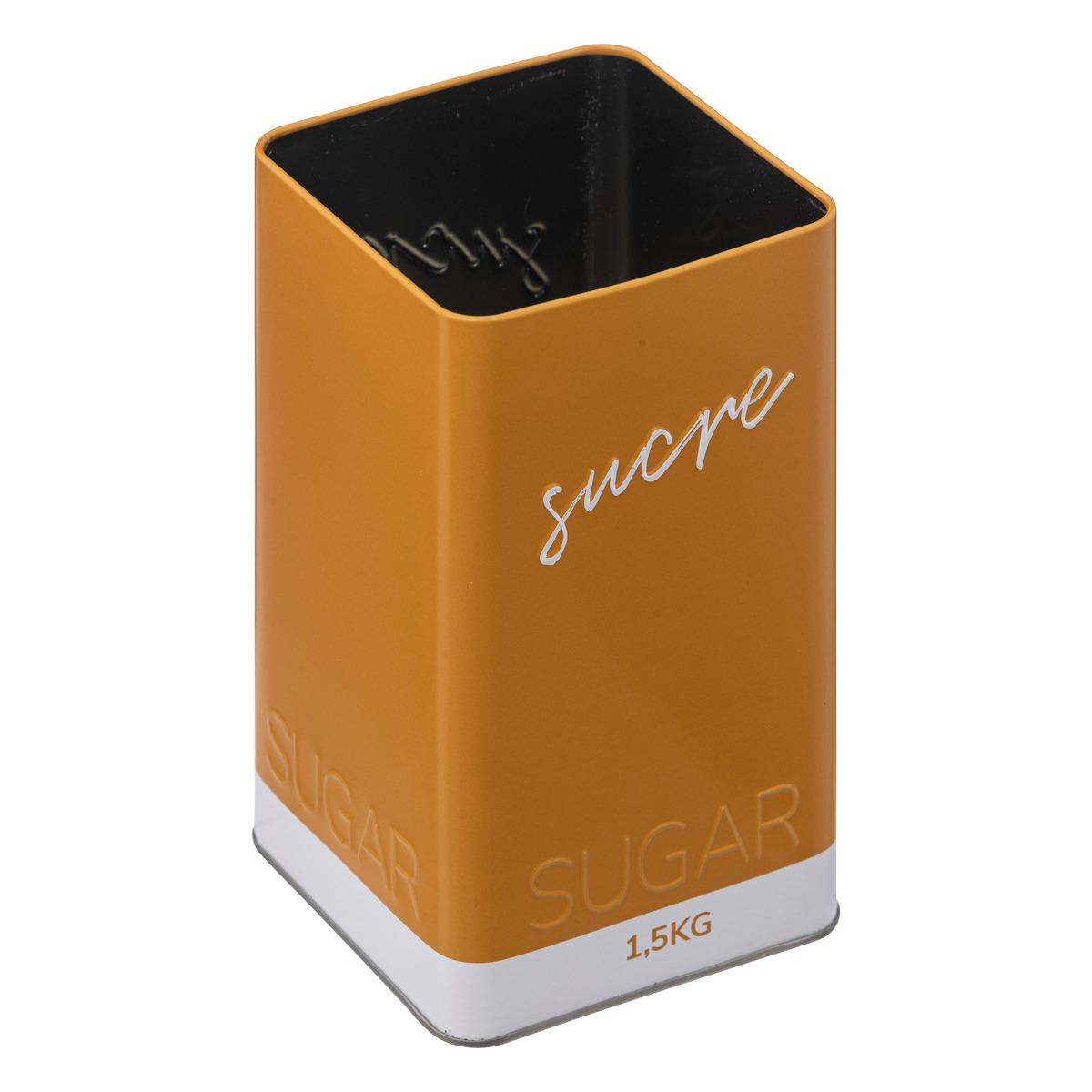 BOITE A SUCRE COLOR EDITION MOUTARDE