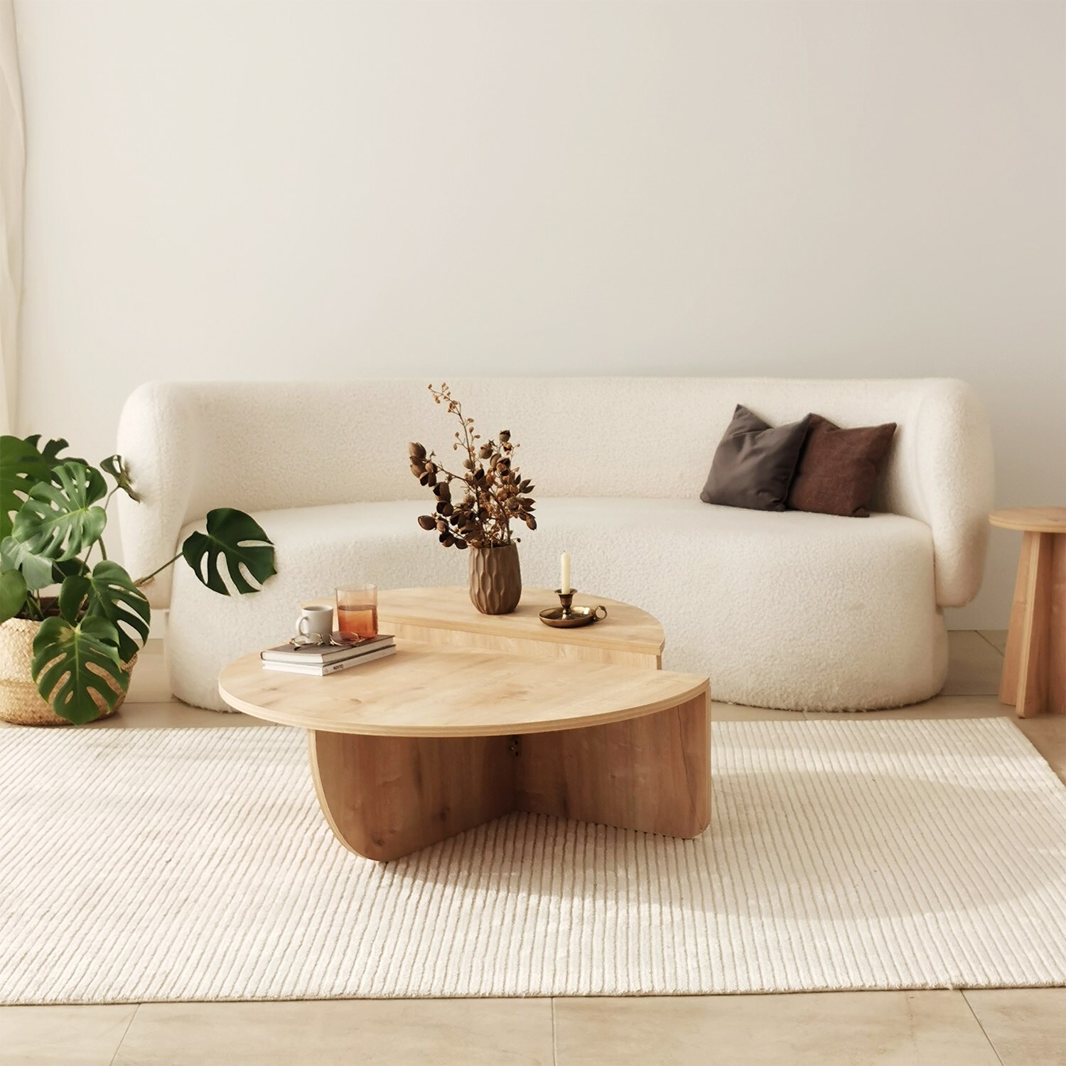 Homtex Exquisiter Sapphire Oak Couchtisch – Stilvoll, langlebig und vielseitig