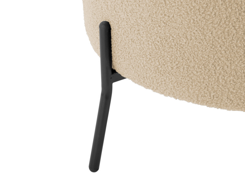 Chair Noble Teddy Curl LM2105BK Black