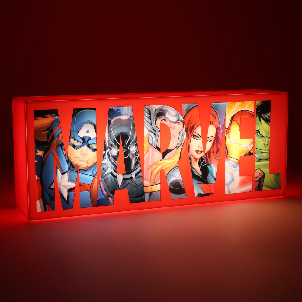 Marvel Avengers Logo-Beleuchtung
