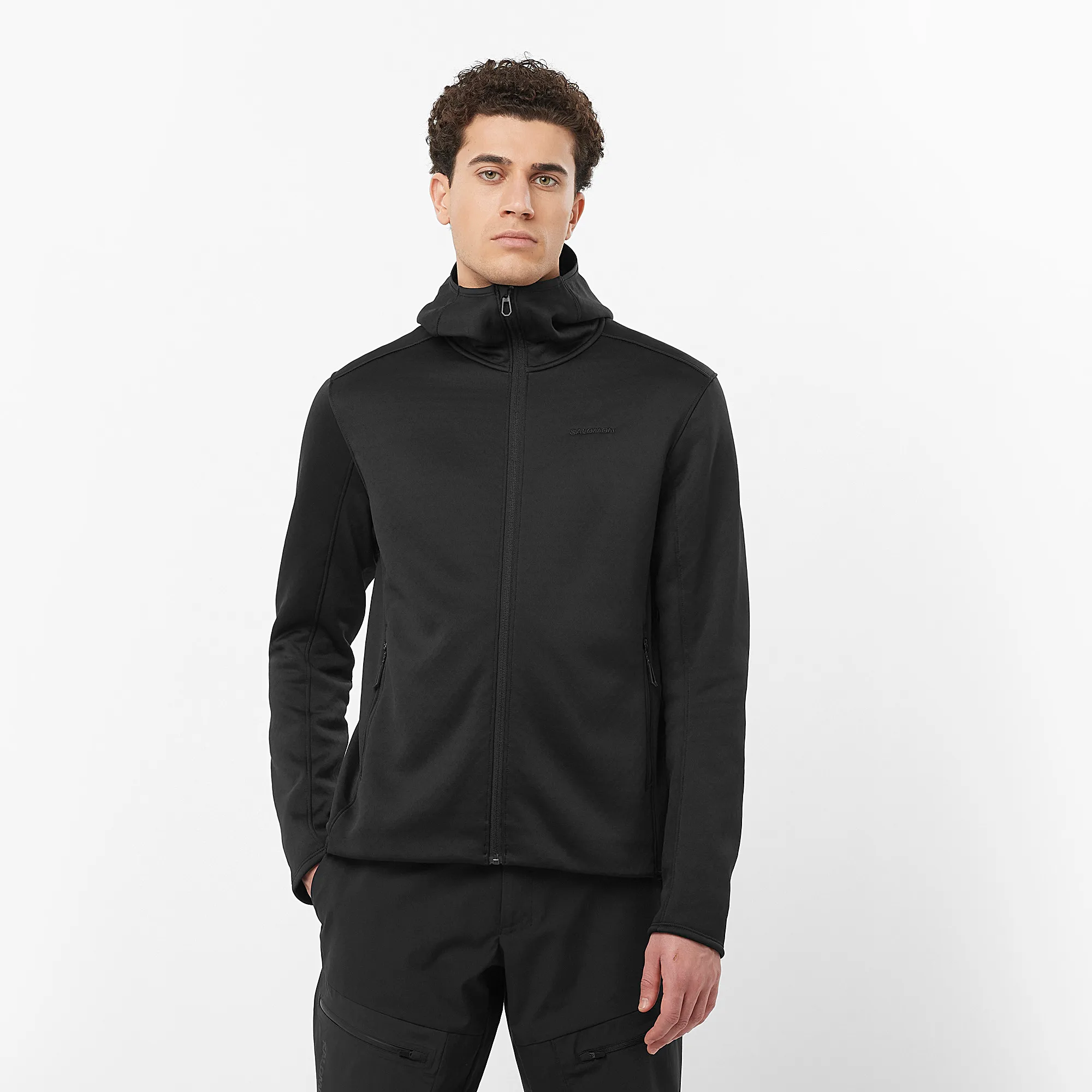 Salomon Men's Sntial Midfleece Deep Black