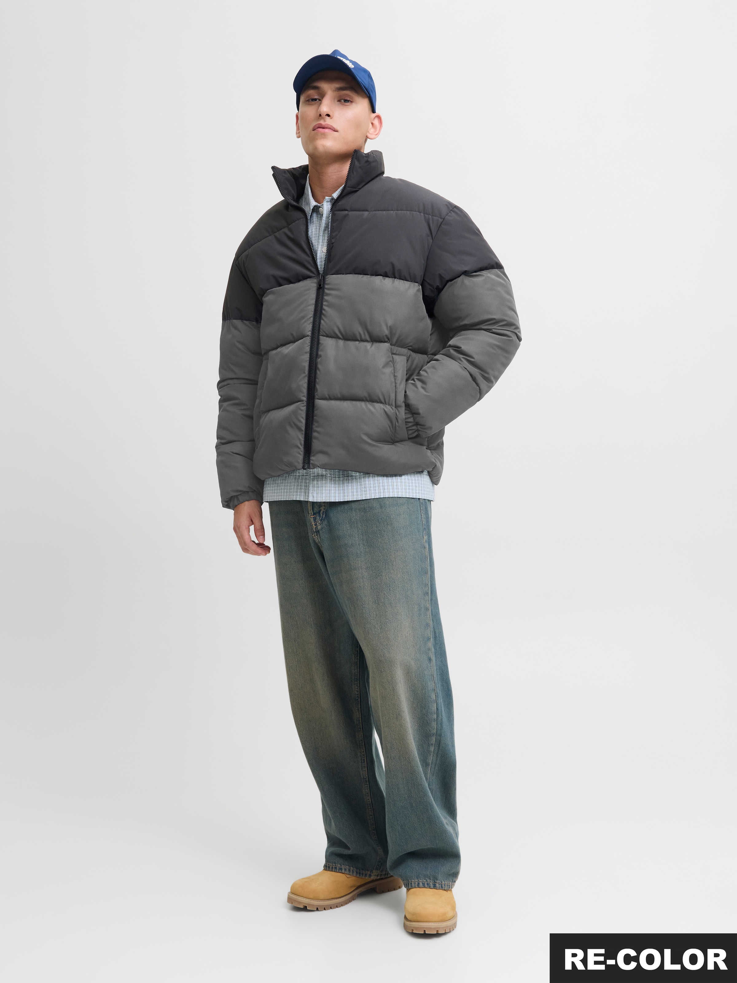 Jack & Jones Steppjacke »JJMAZE PUFFER COLLAR«