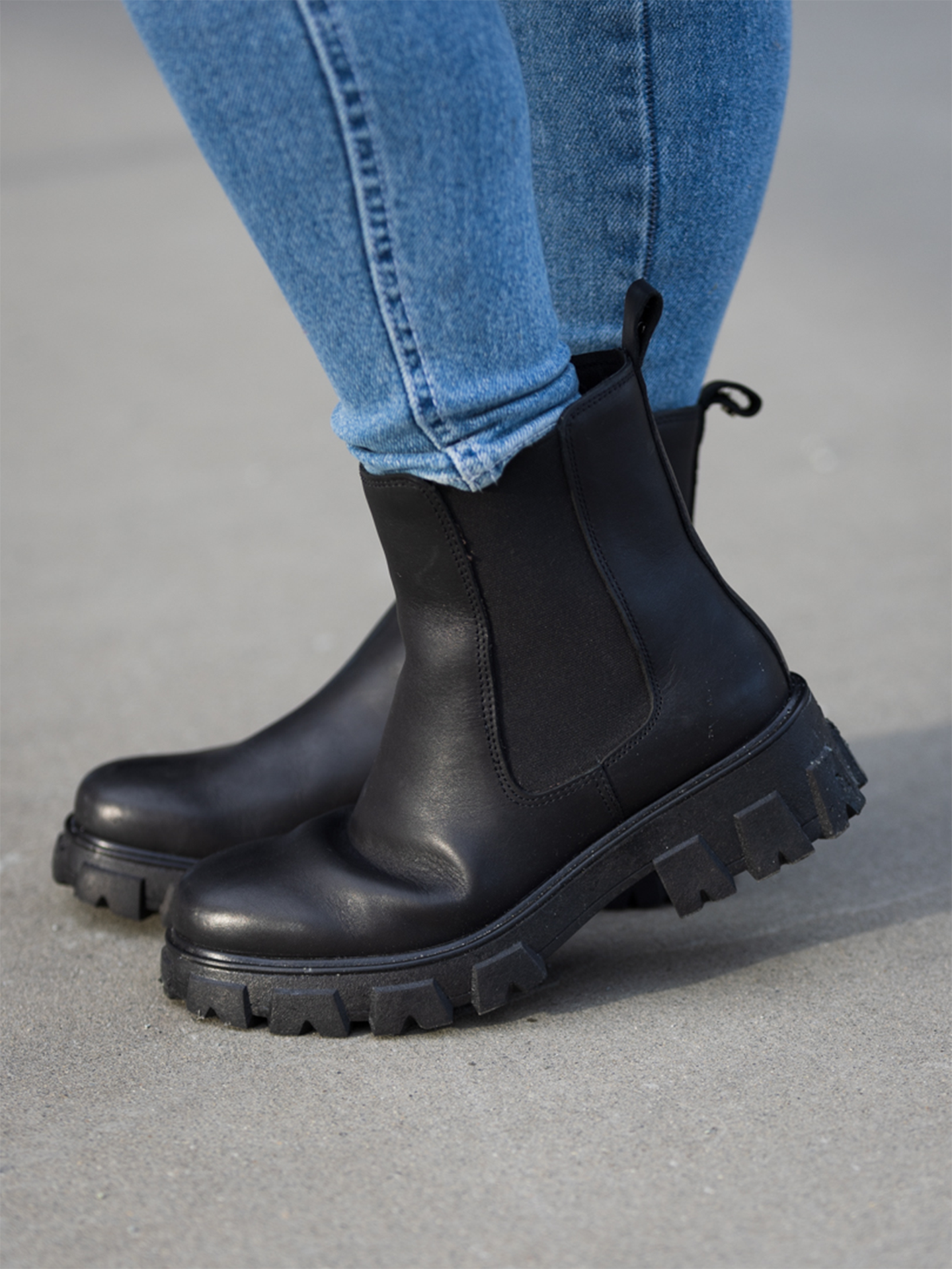 Leather Combat Chelsea