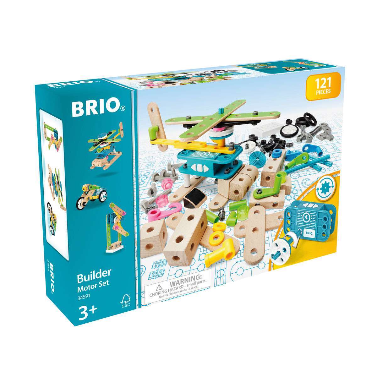 BRIO Spiel Builder Motor-Konstruktionsset, 120tlg.