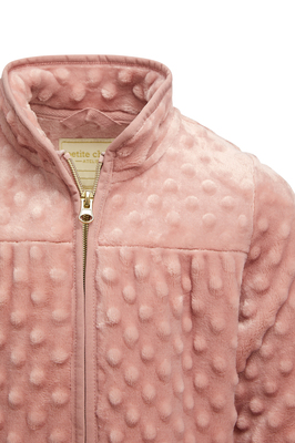 Petite Chérie Atelier Ella Fleecejakke, Mellow Rose