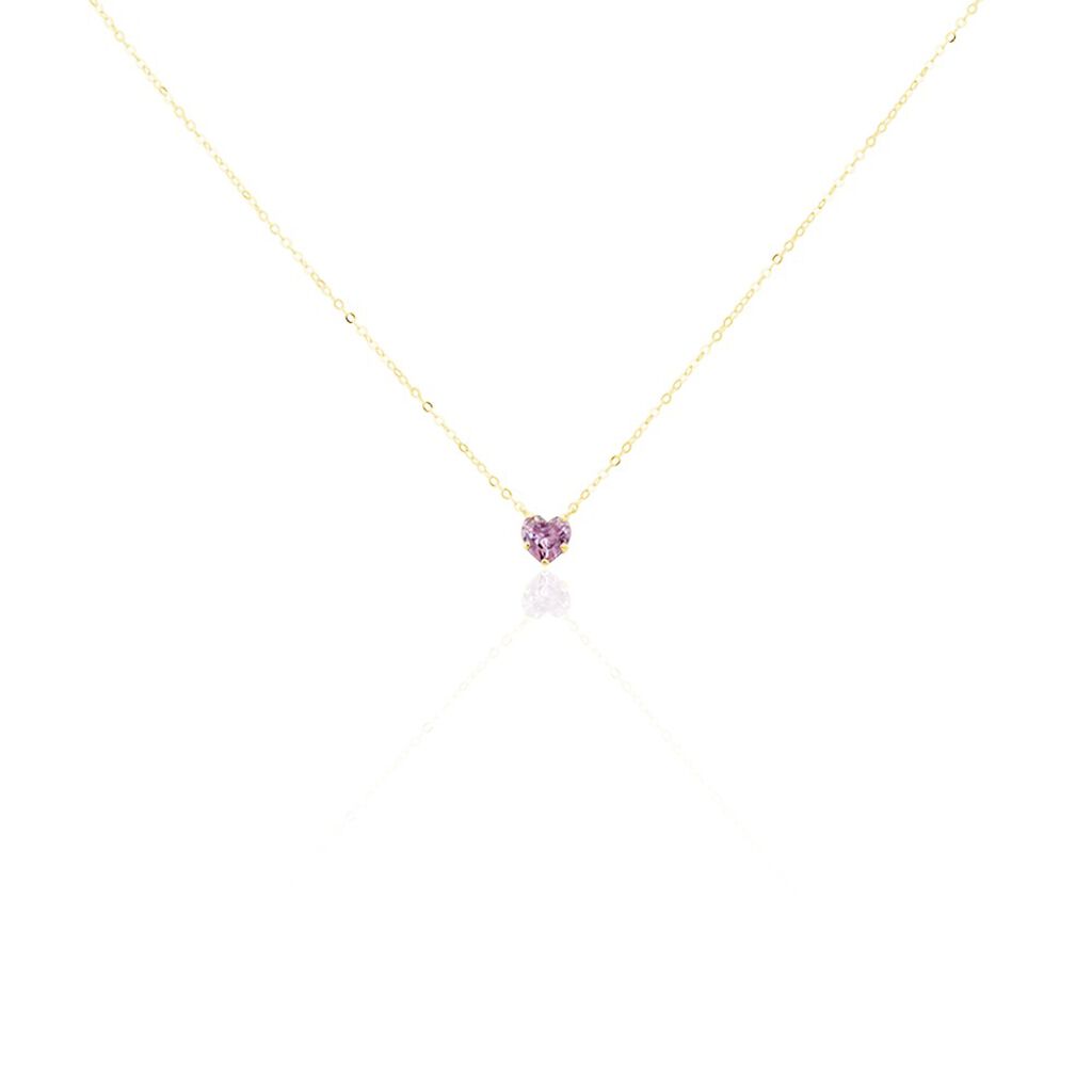 Collier Or Jaune Avaya Oxyde De Zirconium