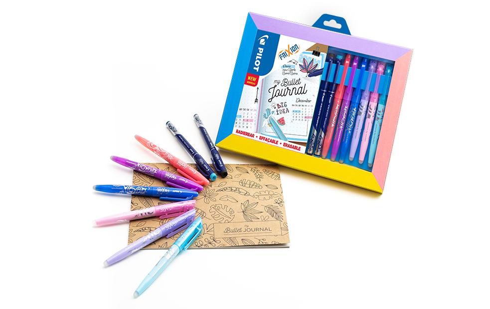 Schreibset FriXion Bullet Journal Gift Box 9-teiligStifteset mit Notizbuch