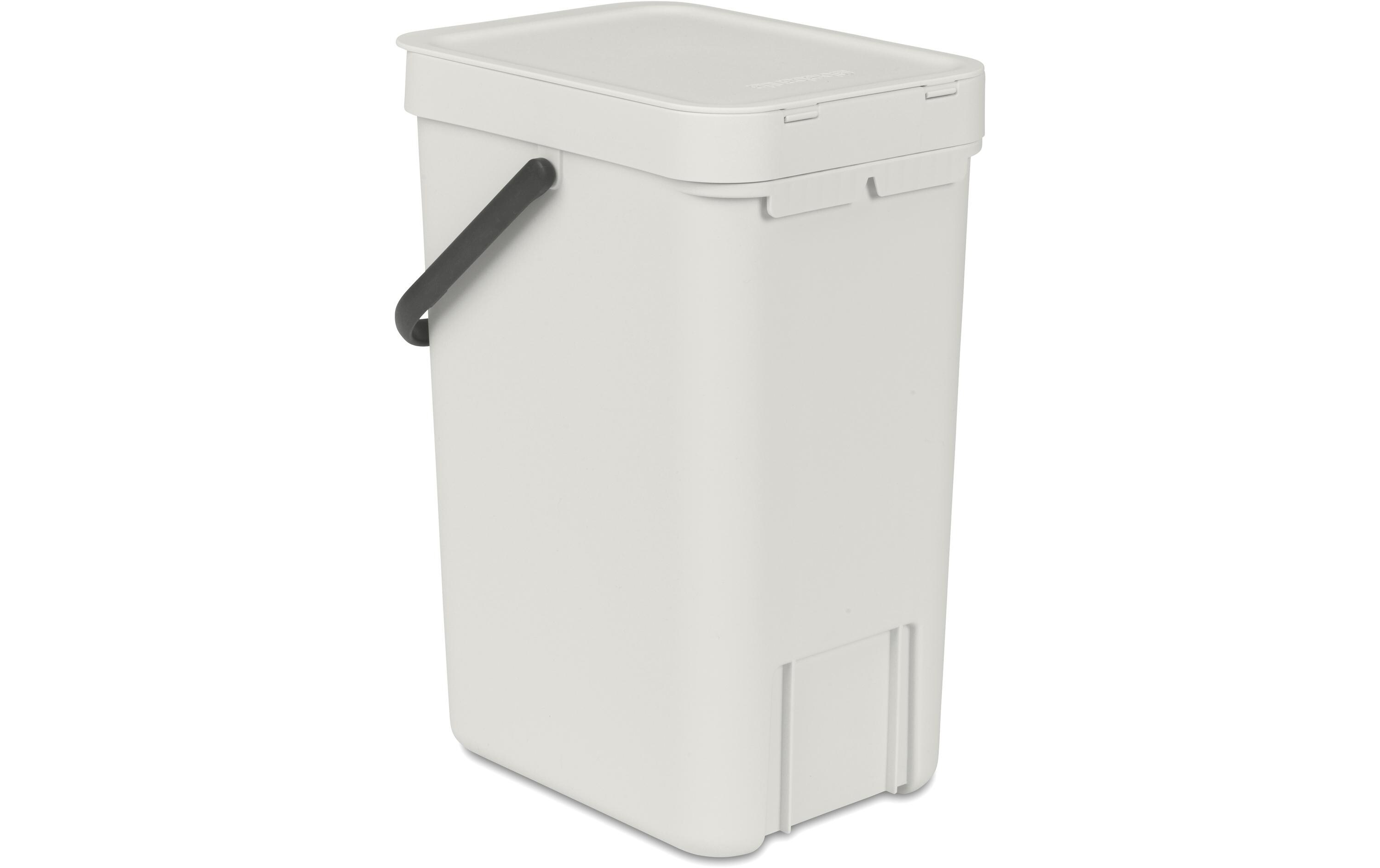 Recyclingbehälter Sort & Go 12 l, HellgrauMülleimer