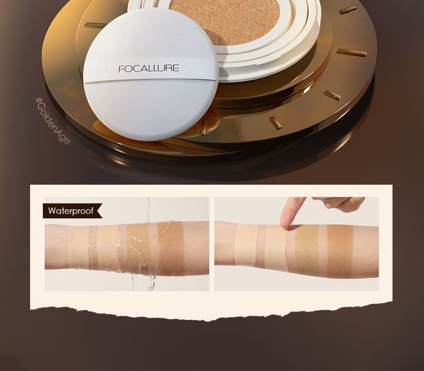FOCALLURE - Poreless Matte Air Cushion Foundation - 4 kleuren