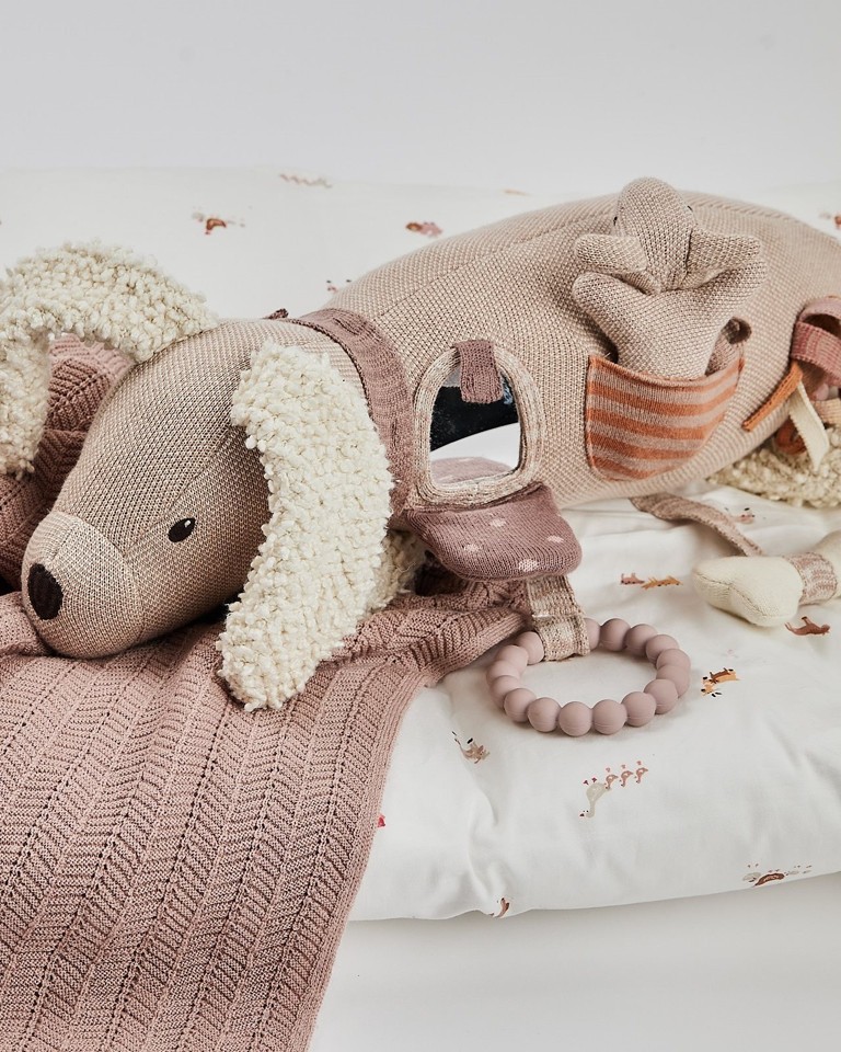 Smallstuff - Aktivitetscenter, hund, rose - (40049-01)