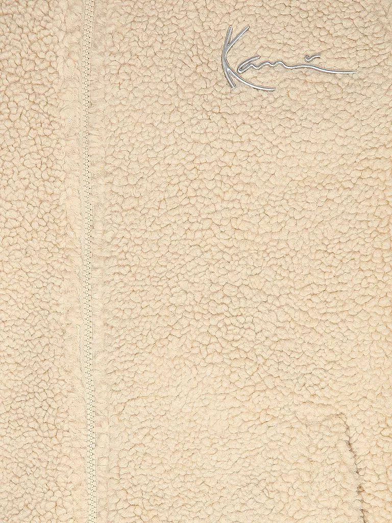KARL KANI Fleecejacke  beige