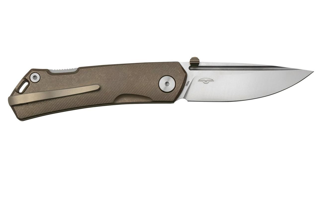 Real Steel Luna Maius Titanium Tan Bronze 7092, zakmes