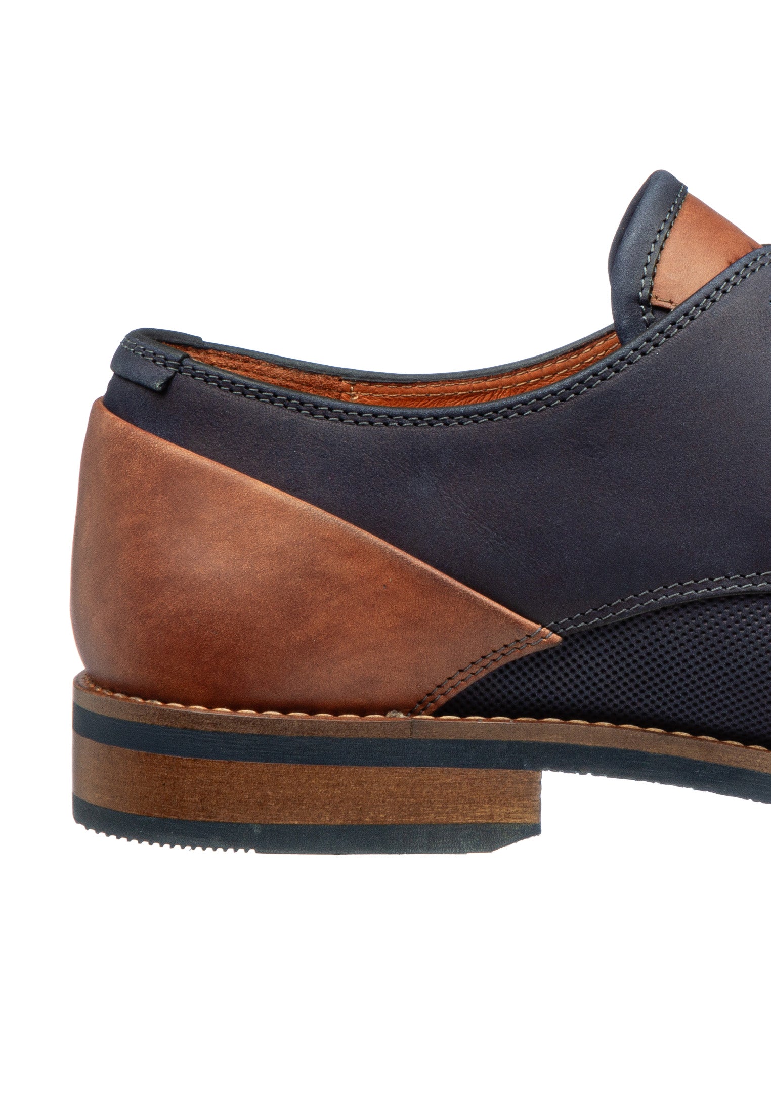 Navy nubuck Sabinus veterschoen