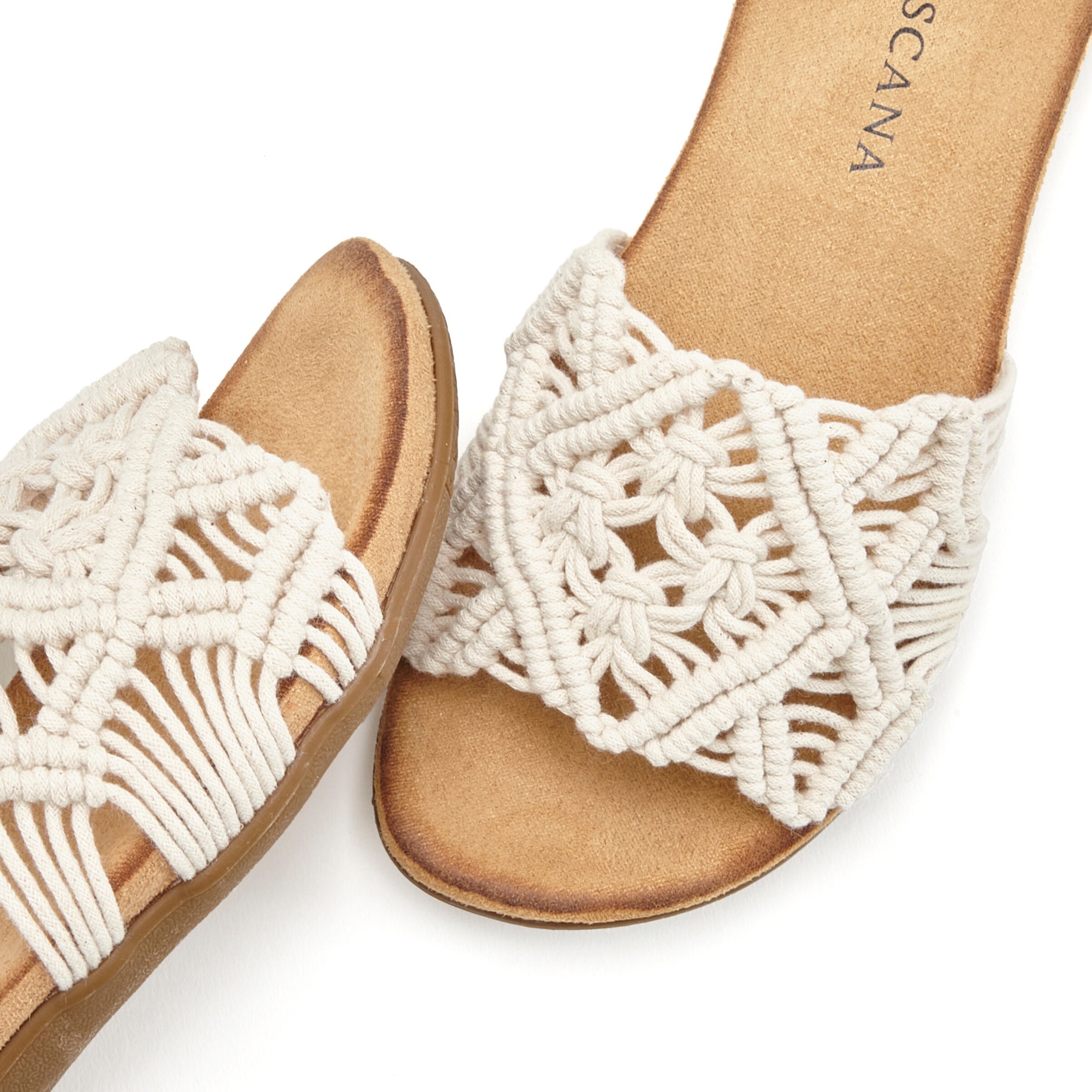 LASCANA Pantolette in beige
