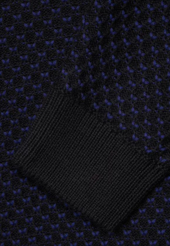 Pullover im Wollmix - Black