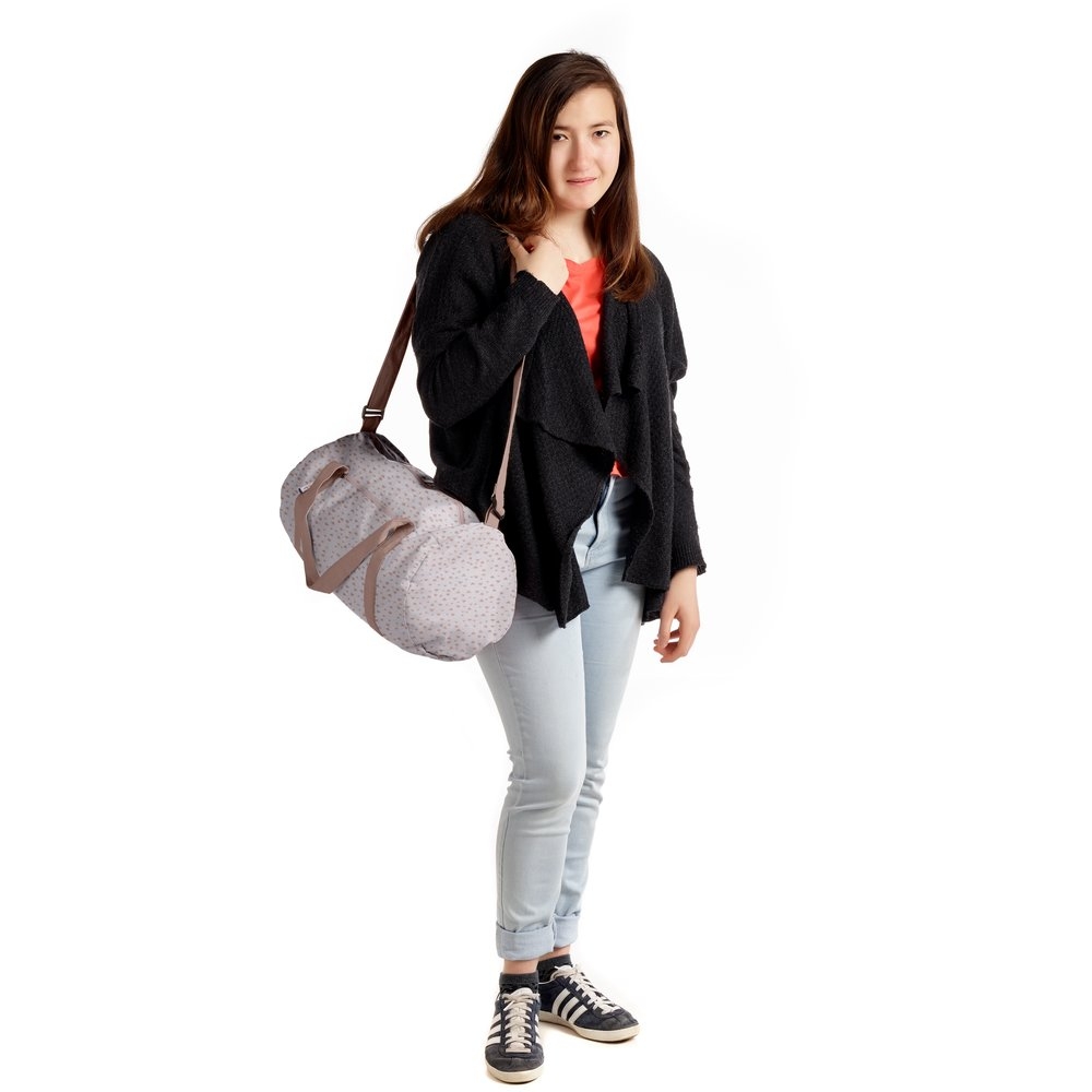 Sac De Sport Triangle Cuivré Gris