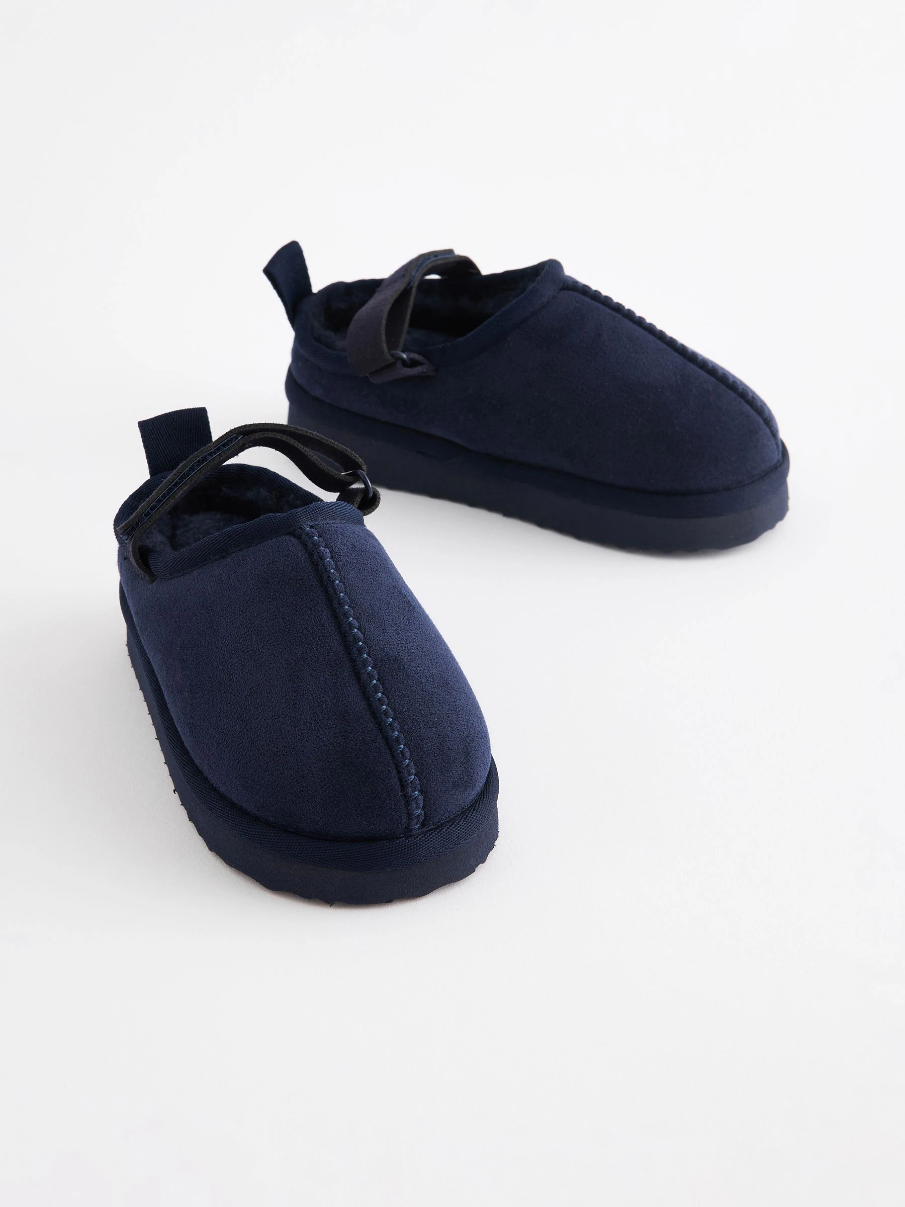 Donkerblauw - Gezellige pantoffelmuiltjes