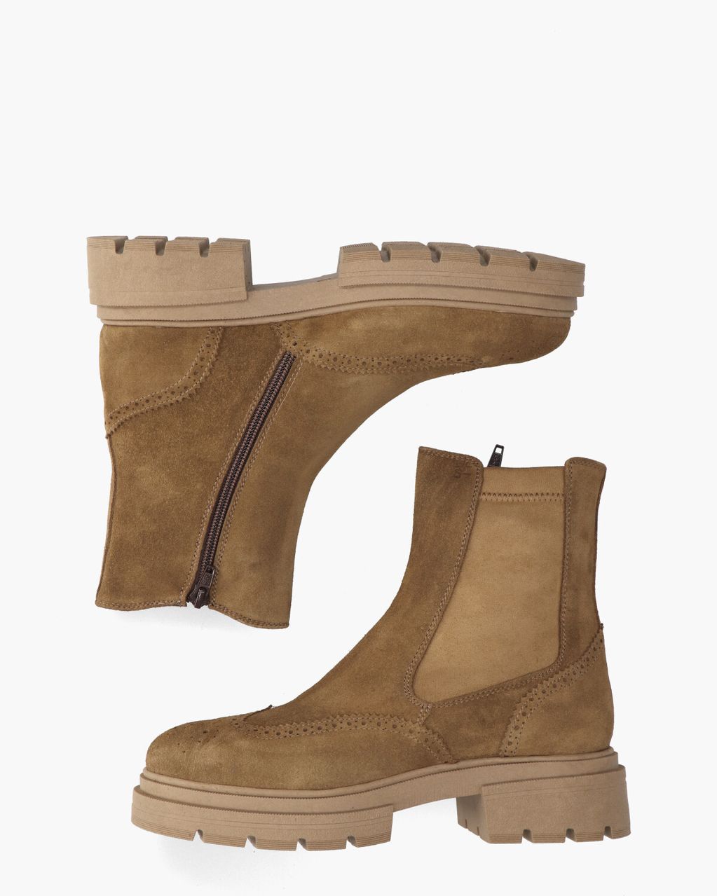 DLSport 6790 Cognac Dames Chelseaboots