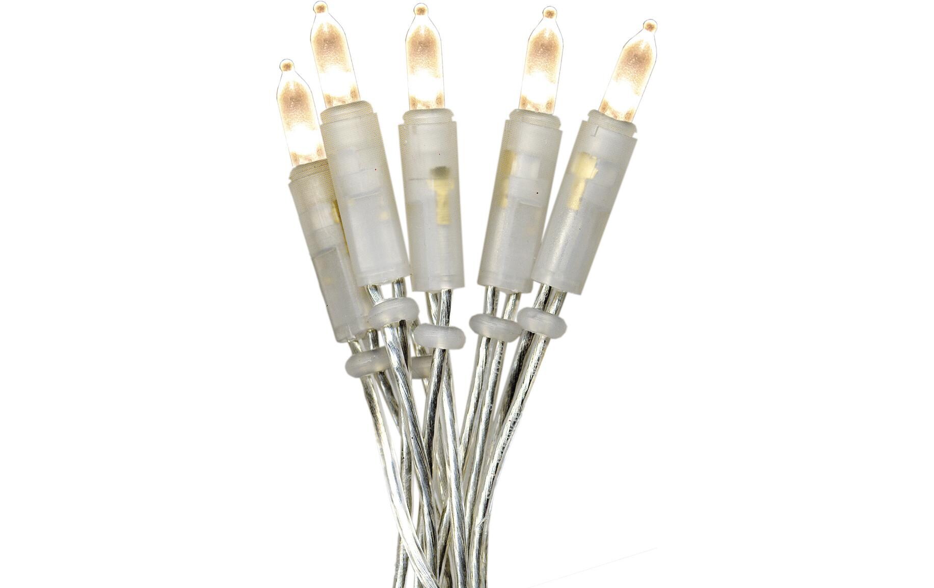 LED-Lichterkette P-LED, 35 LED, 5.1 m, Indoor, TransparentWeihnachtslichterkette