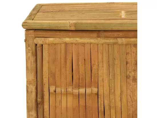 Prolenta Premium - Boîte de rangement de jardin 90x52x55 cm Bambou
