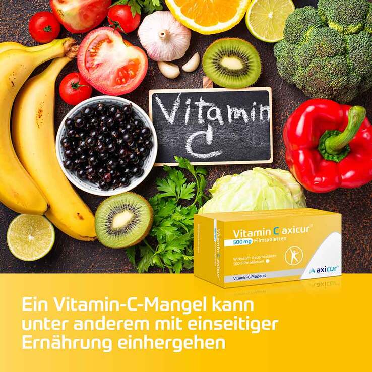 Vitamin C axicur 500 mg Filmtabletten, 100 St