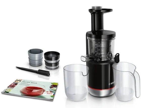 Bosch VitaExtract MESM731M - Saftpresser - 150 W - sort/ sølv