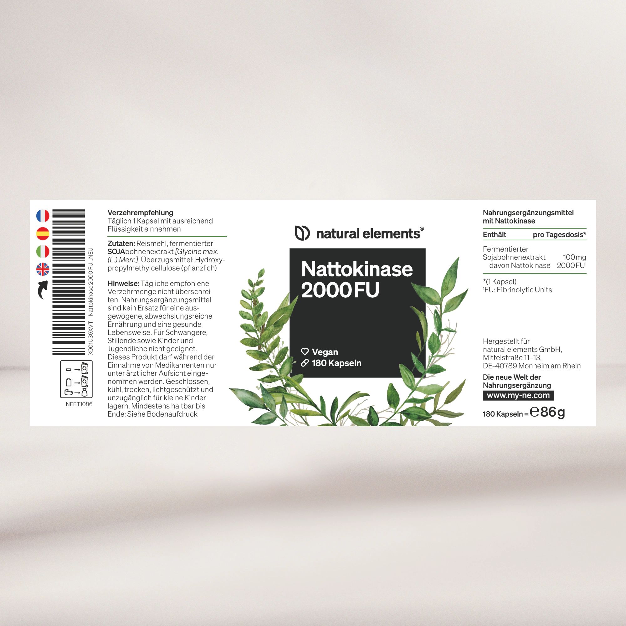 natural elements Nattokinase