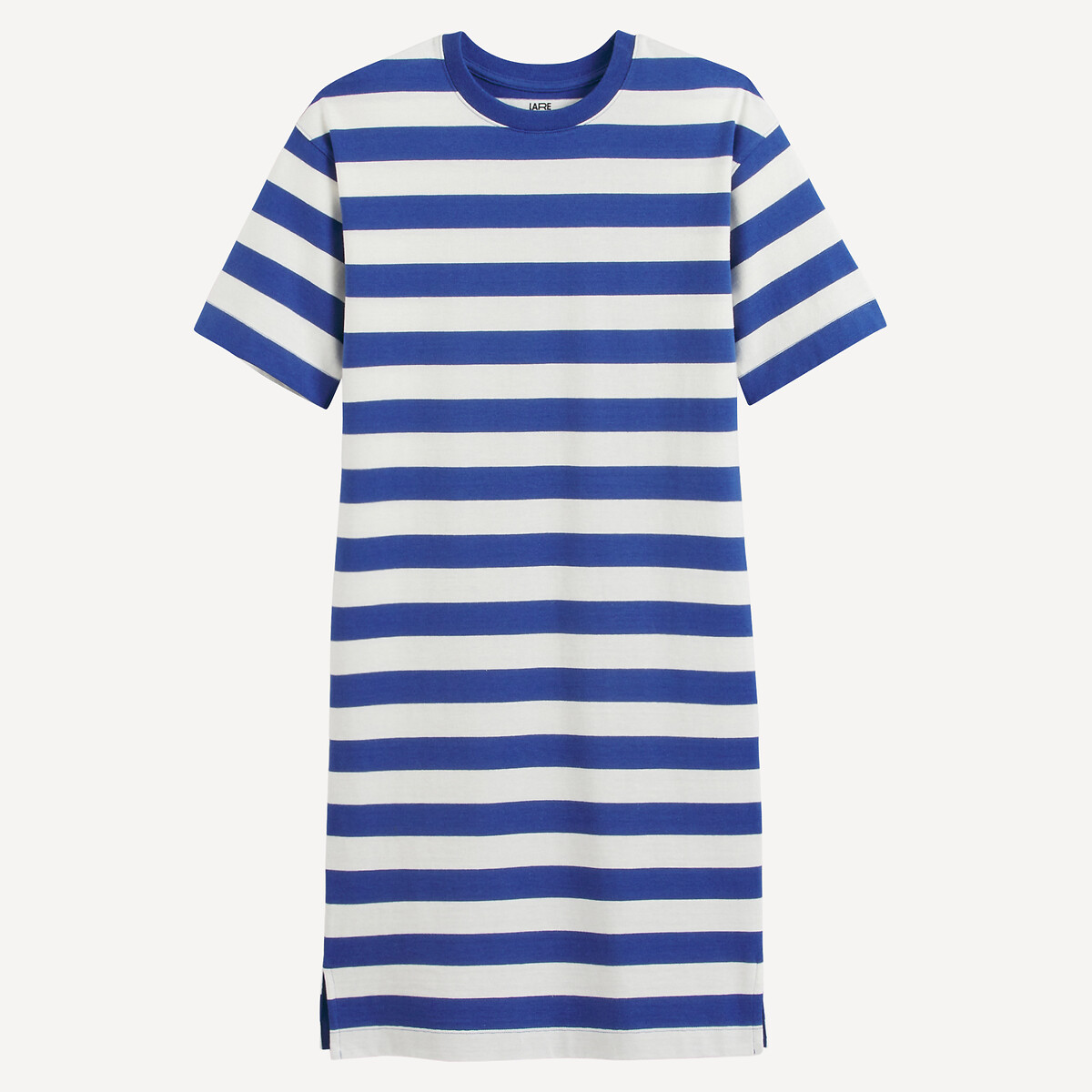 COLEÇÕES LA REDOUTE<br>Vestido camiseta listrado de manga curta