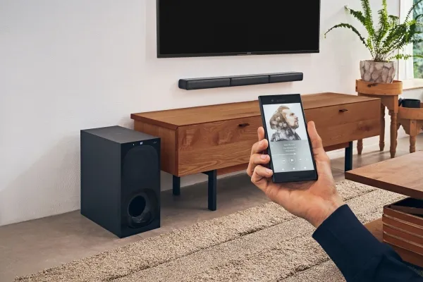 Sony HT-S40R - Lydbarsystem - til hjemmebiograf - 5.1-kanal - trådløs - Bluetooth - 600 Watt (Total)