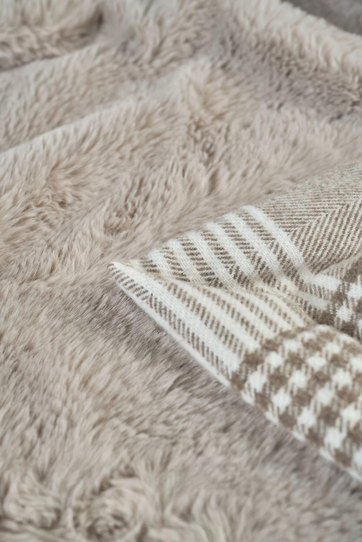 Pelspledd offwhite - 130x170 cm