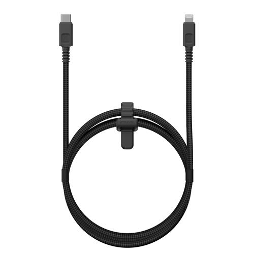 (1.5m) 60W Next Gen Cable USB C auf Lightning MFi Ladekabel Nylon Datenkabel FastCharge (CX3031) - Schwarz