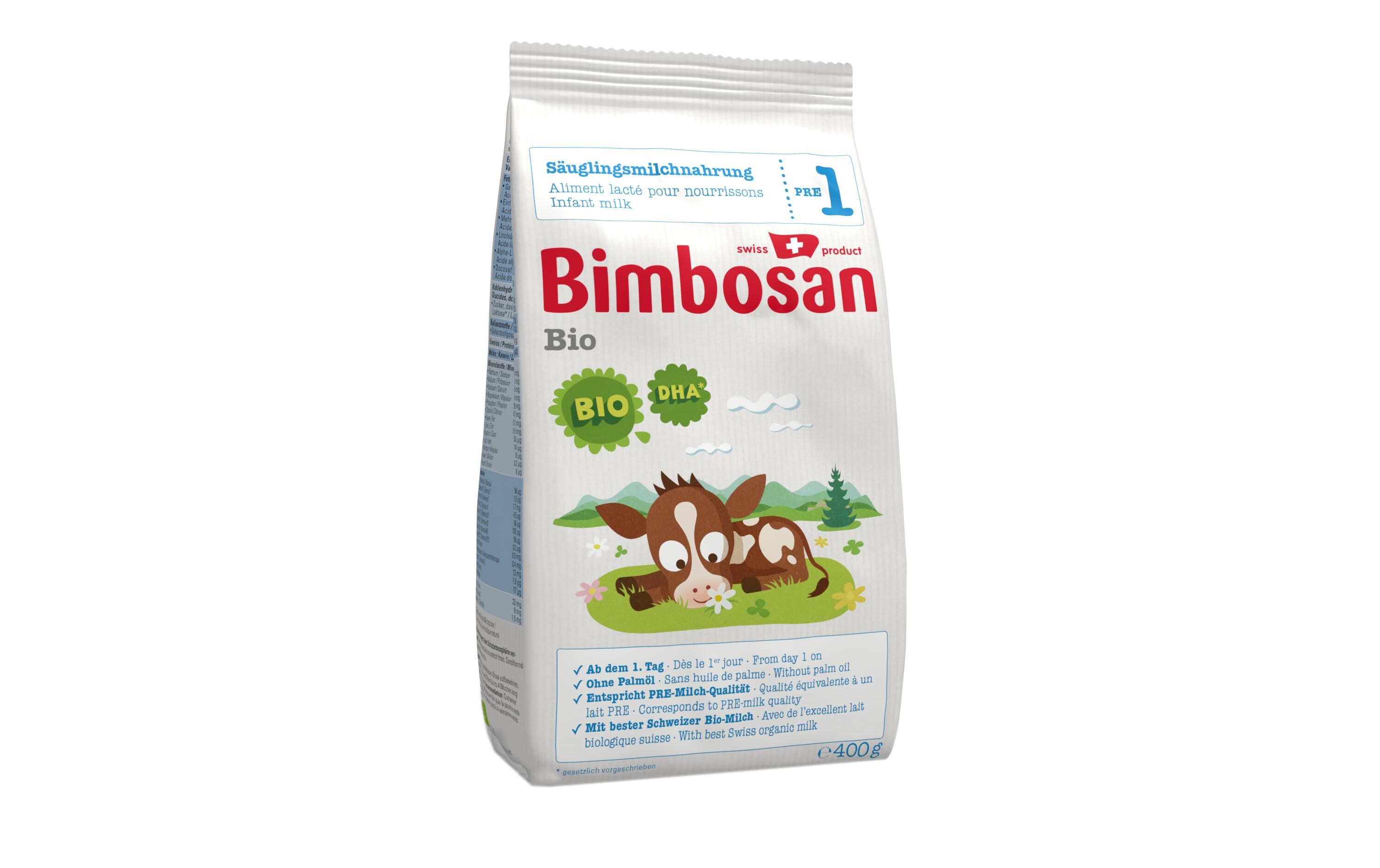 Anfangsmilch Bio 1, Auffüllpack 12 x 400g<br>Anfangsmilch, Bio ohne Palmöl, Auffüllpack 4800g