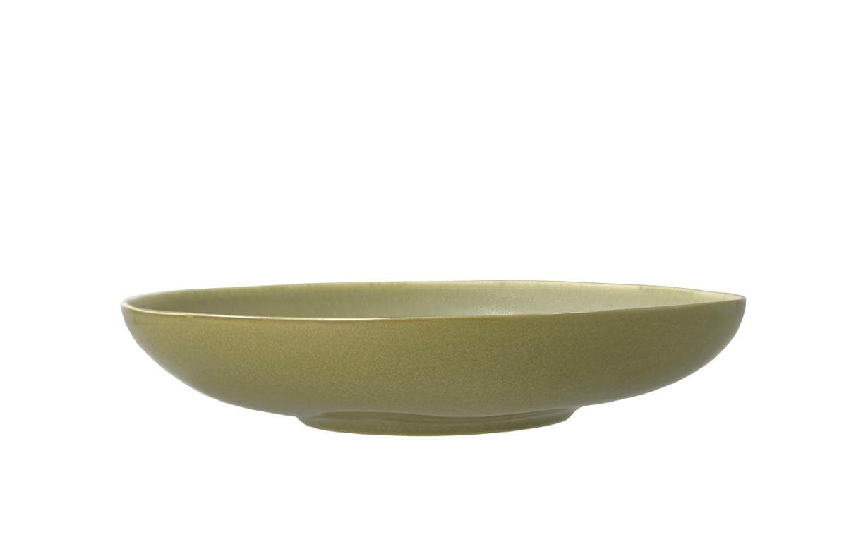 Salatschüssel Shoku 28 cm, 1 Stück, GrünSchüssel aus Steinzeug