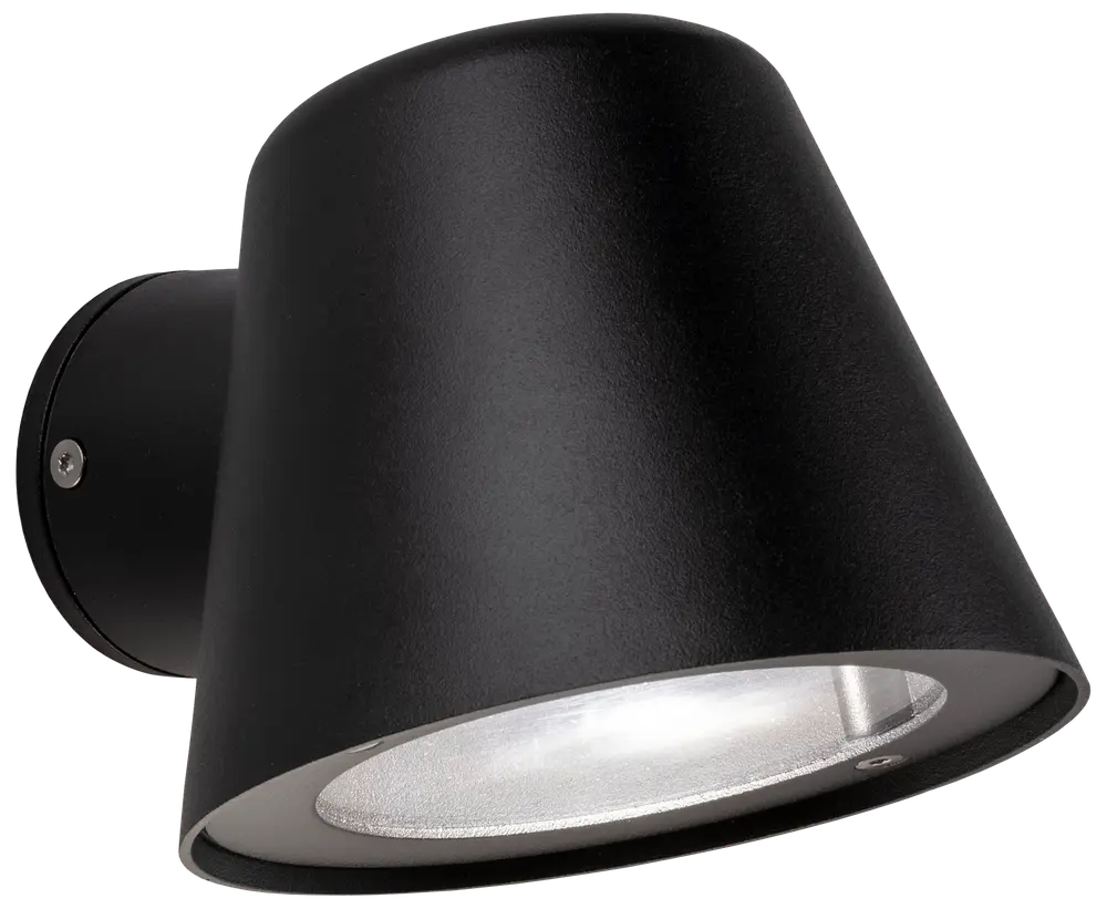 Luxlamp Væglampe Ares GU10 - sort