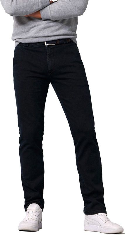 Meyer - Flatfront Jeans - Blauw - Katoen/Polyester/Elastaan
