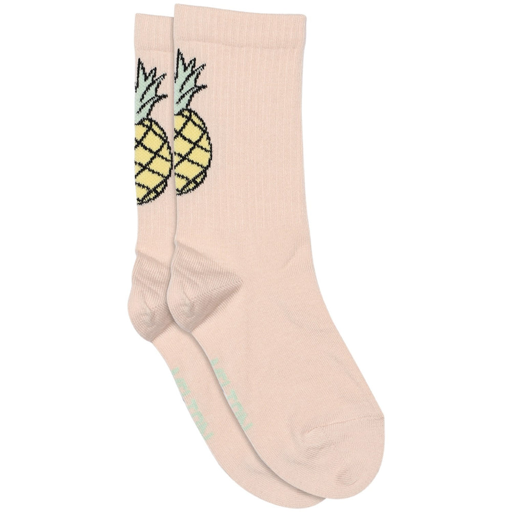 Køb MELTON Crystal Pink Ananas strømper