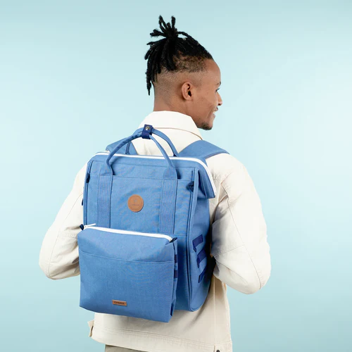 Sac à langer Grenade bleu