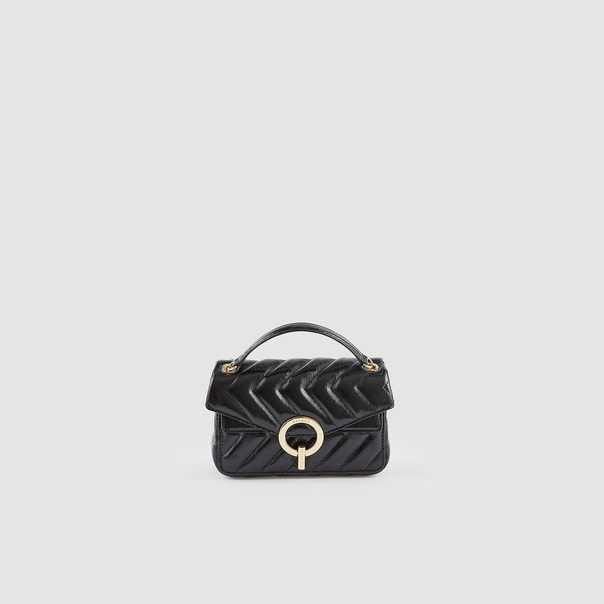 Petit sac Yza en cuir vernis