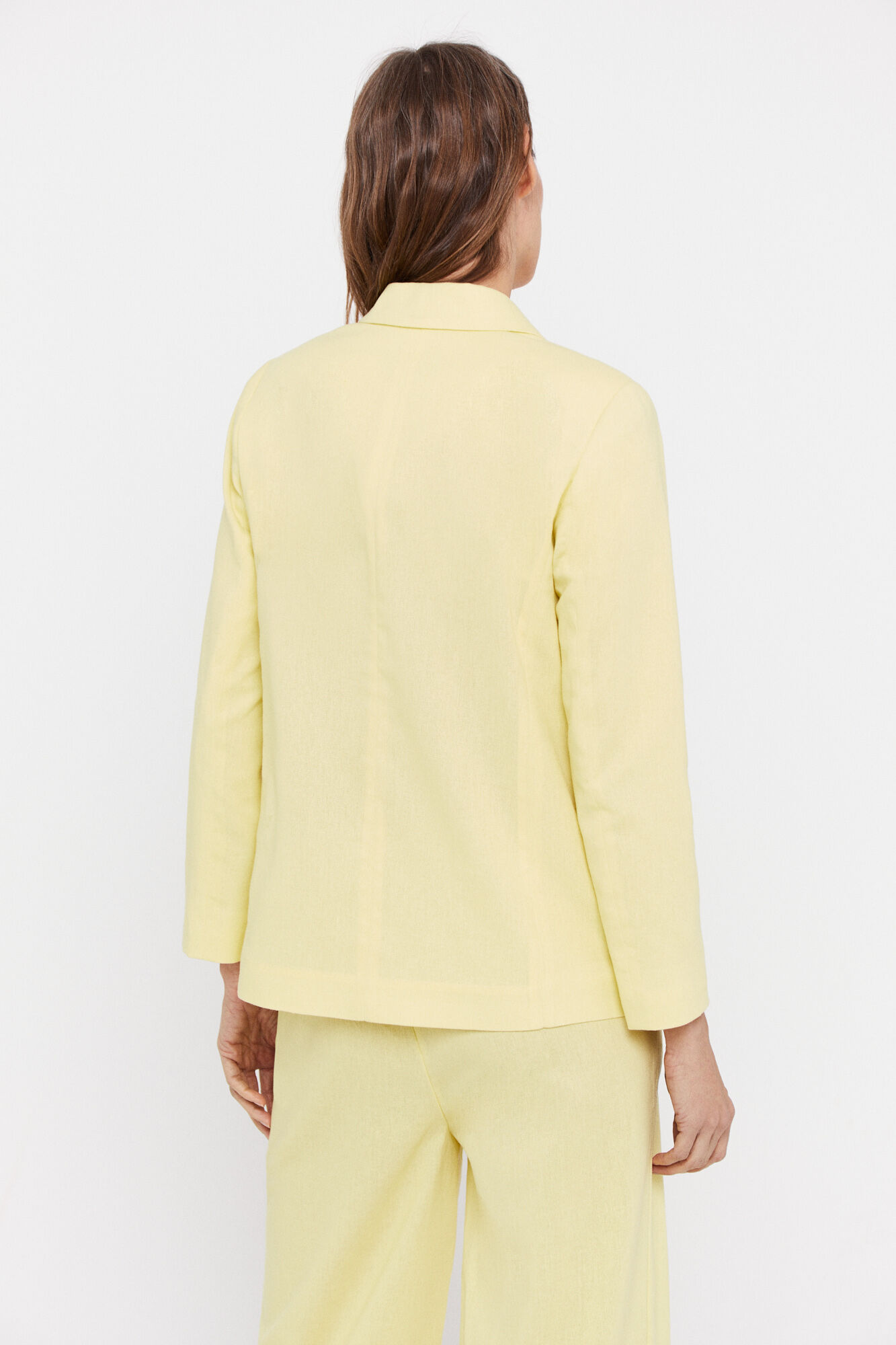 Blazer fluido oversized - Amarelo