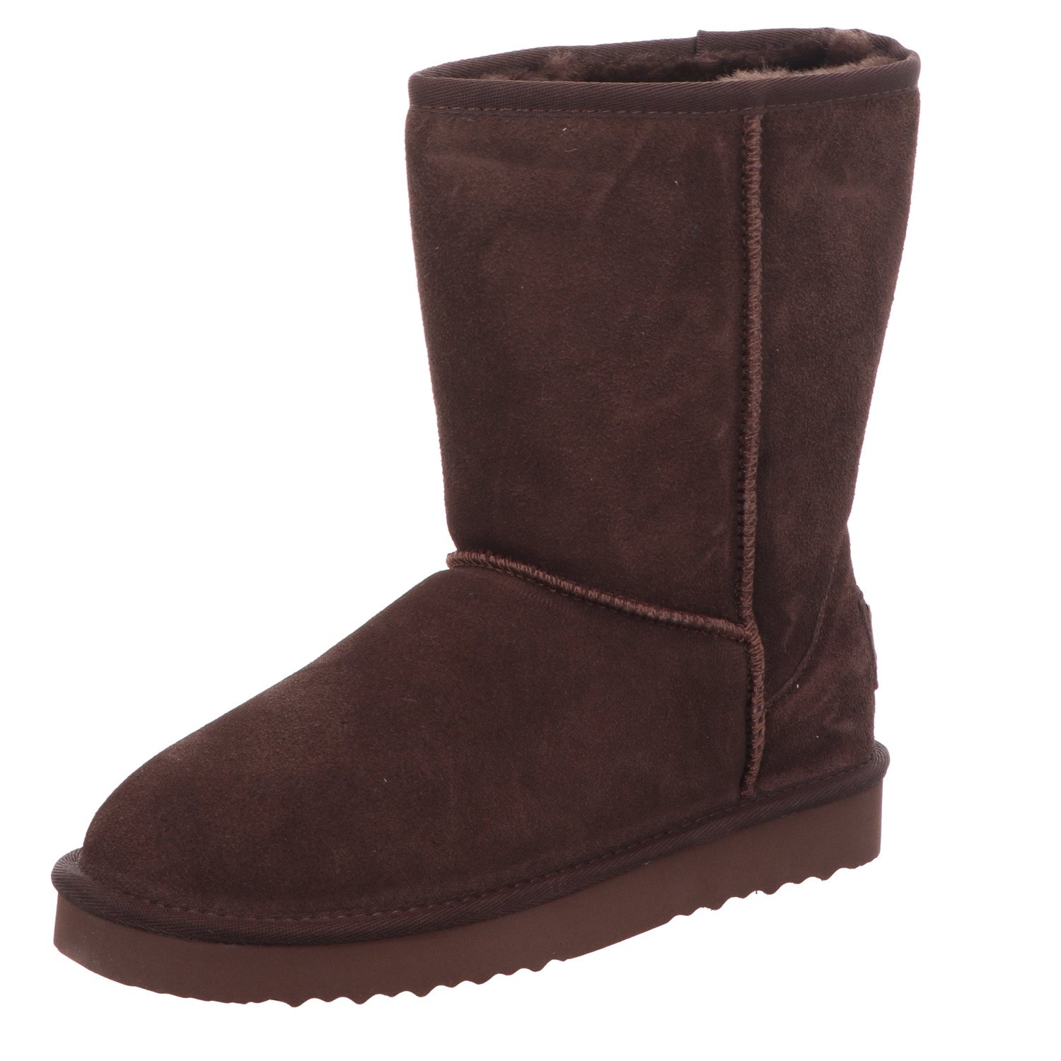 OOG Damen-Stiefelette Mokka-Braun