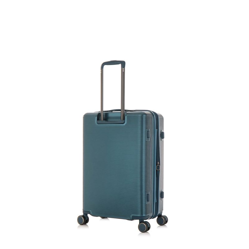 Lot de 2 valises rigides Tori Extensibles 77 et 54 cm Bleu