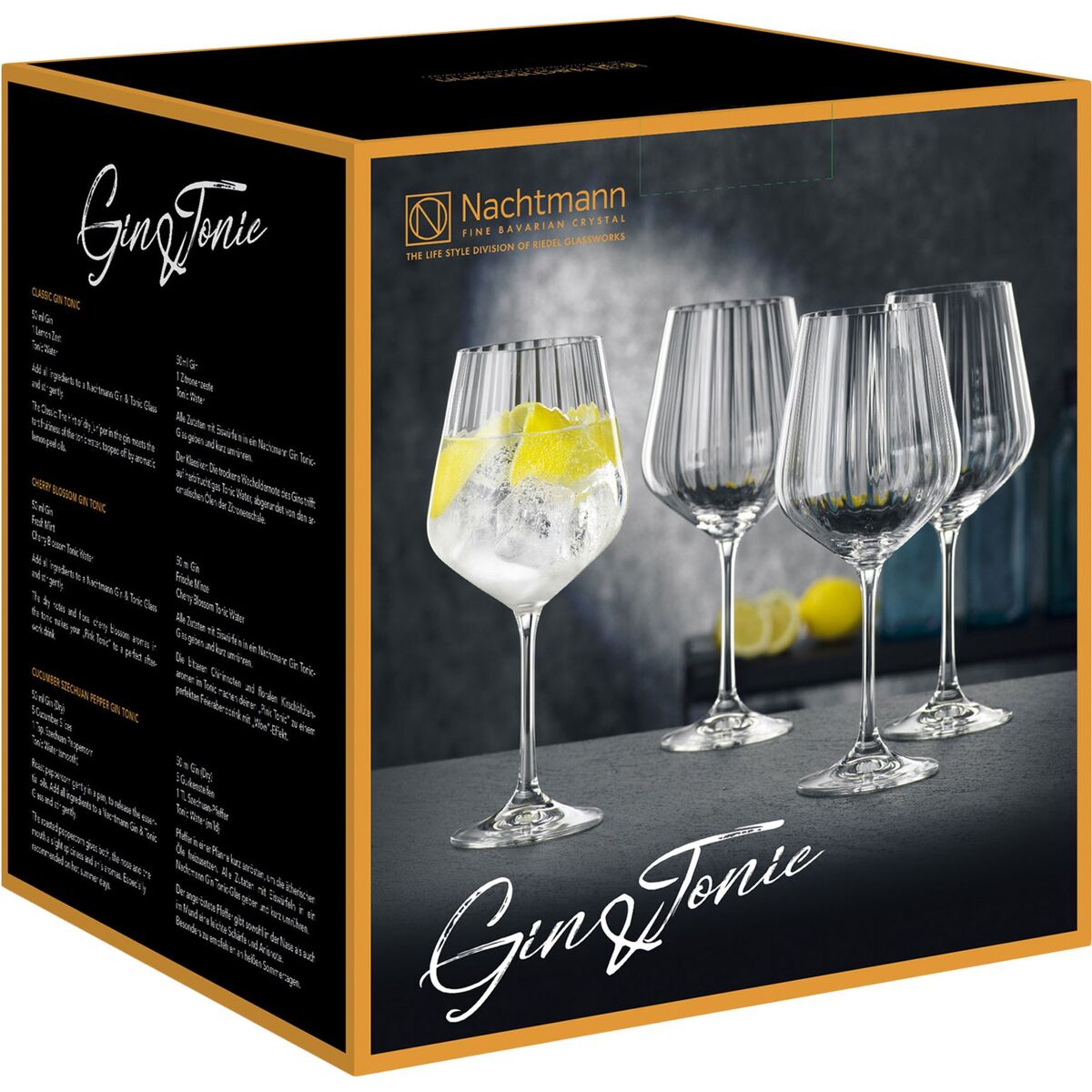 Optic gin & tonic-glass 64 cl 4-pakk