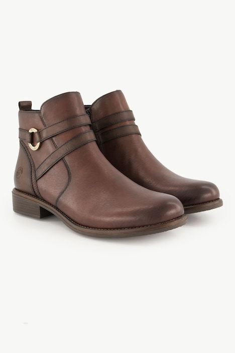 Remonte Leder-Boots, Wechselfußbett, Weite F 1/2