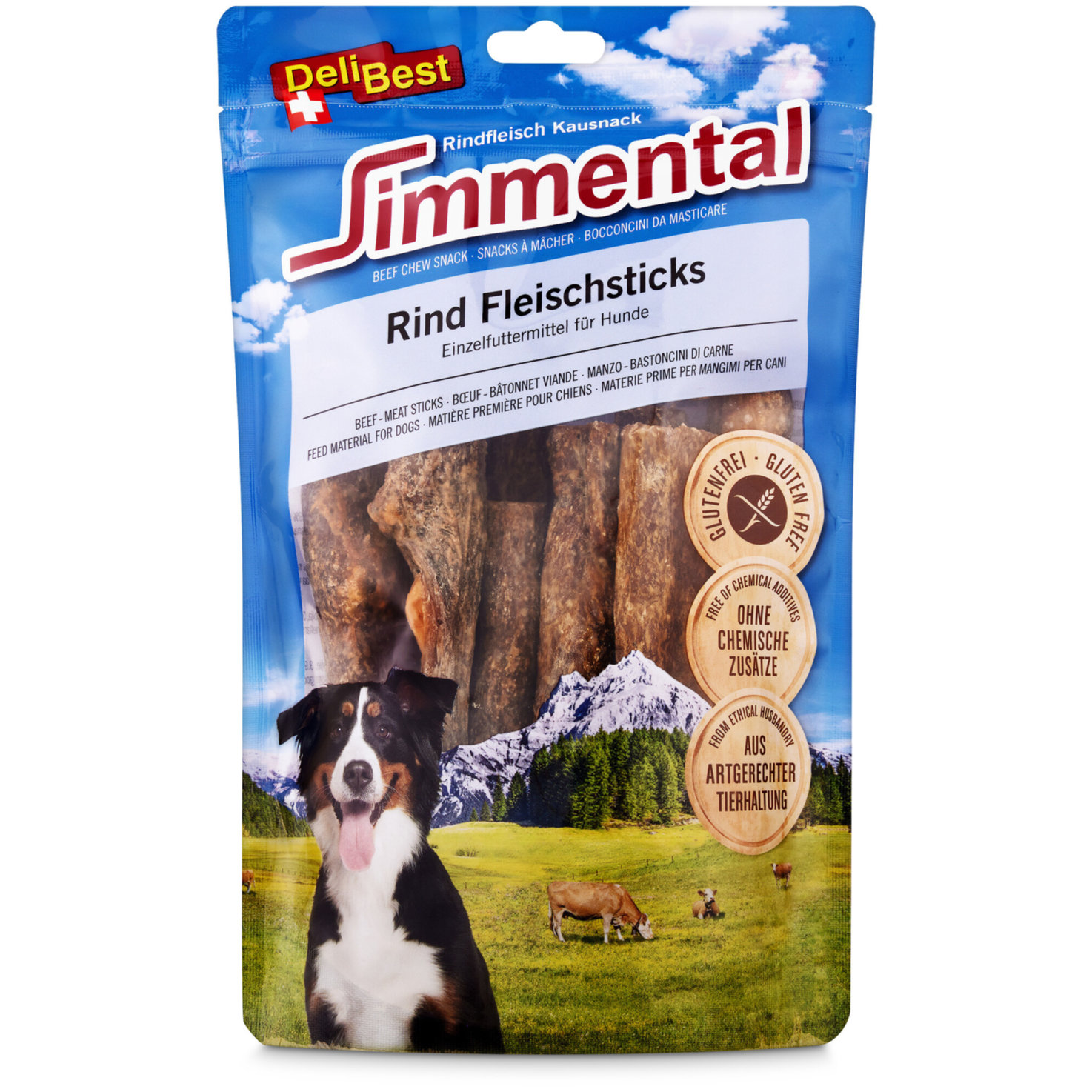 Delibest Simmental Rind Sticks rund 150 g